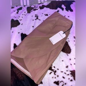 Abercrombie & Fitch vegan leather skirt